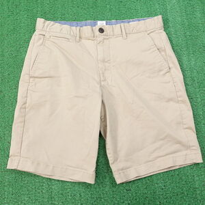 GAP BEIGE TAN KHAKI CHINO SHORTS MENS SIZE 32